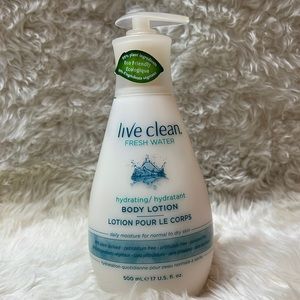 New - Live Clean Body Lotion 500ml - 17 fl.oz.